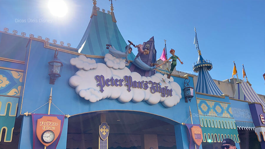 5 melhores atrações do Magic Kingdom. Atração nº4: Peter Pan's Flight - Magic Kingdom - Foto: Dicas Úteis Orlando