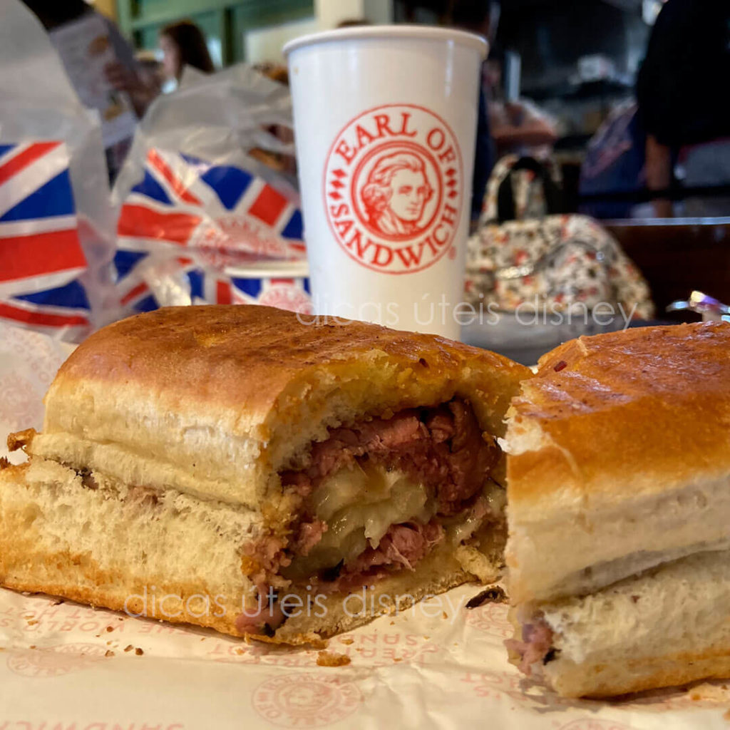 Disney Springs Roteiro Earl of sandwich