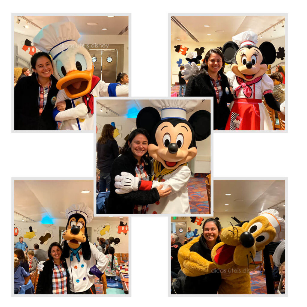 Chef Mickey's Refeição personagens Disney