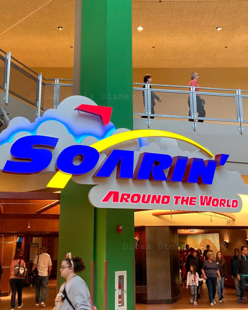 atrações mais concorridas do Epcot soarin