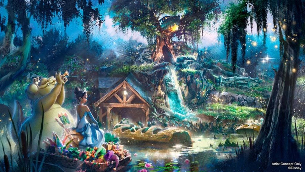 Splash Mountain nova temática princesa e o sapo 