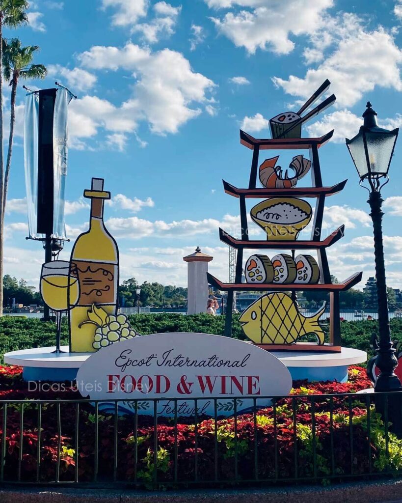 Como é o parque Epcot Food and wine festival