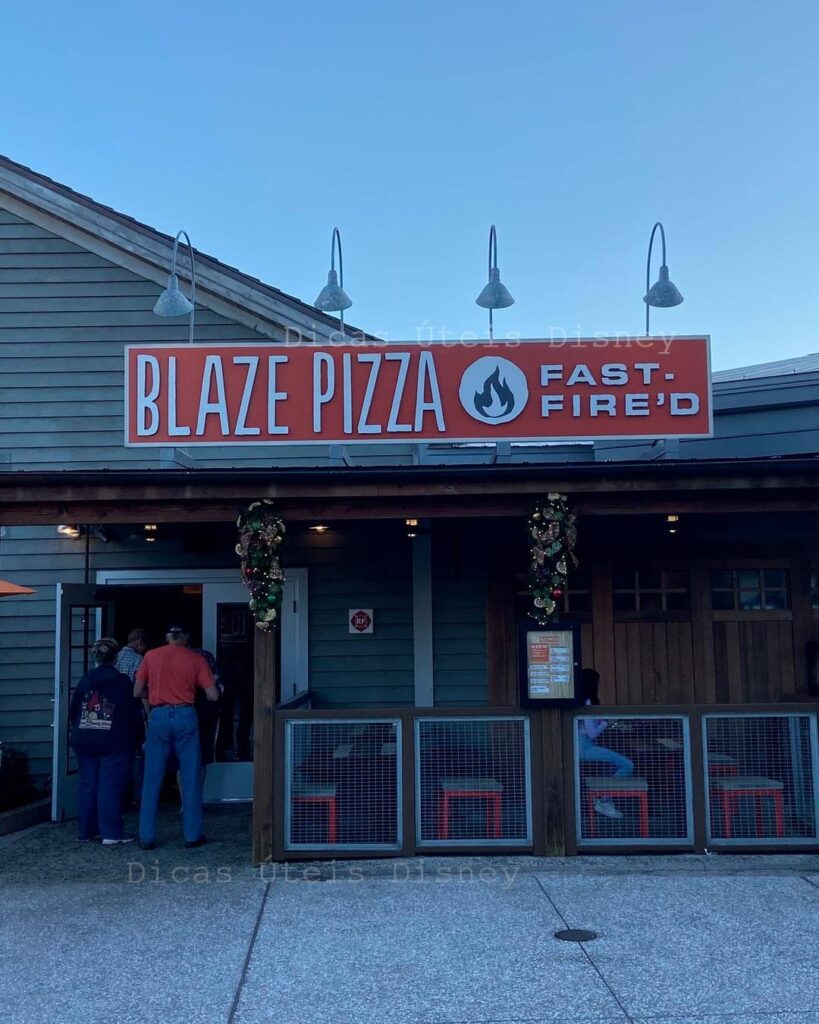Disney Springs Roteiro Blaze Pizza