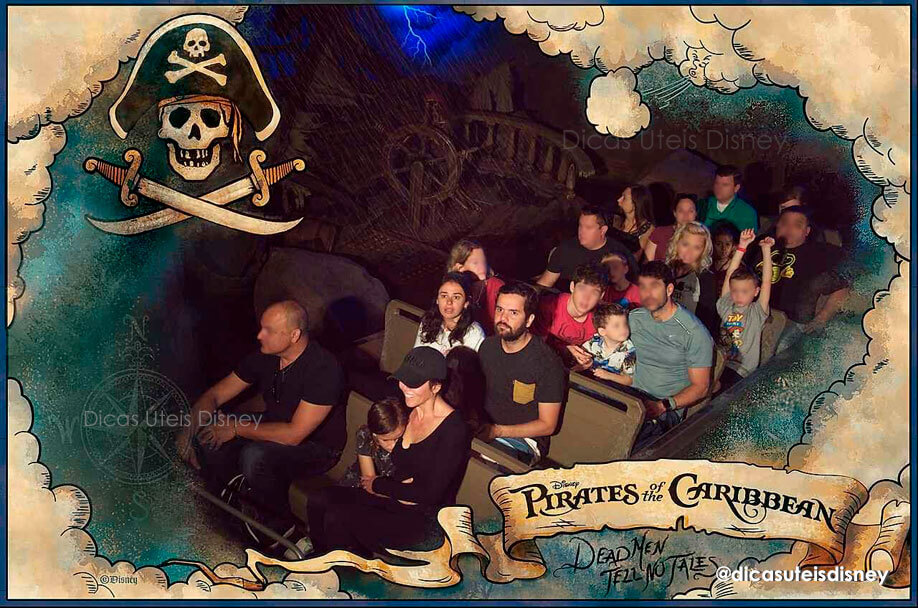 Como é a área Adventureland do parque Magic Kingdom Piratas do Caribe Memory Maker