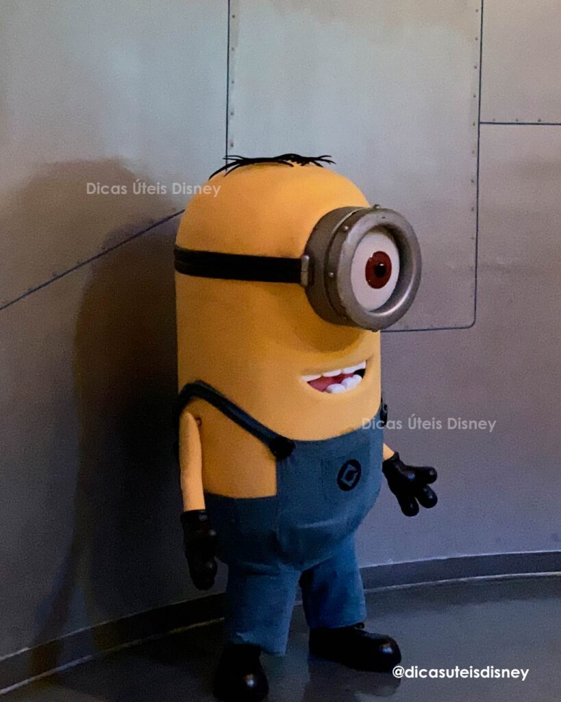 Como é a área Production Central do parque Universal Studios personagem minion
