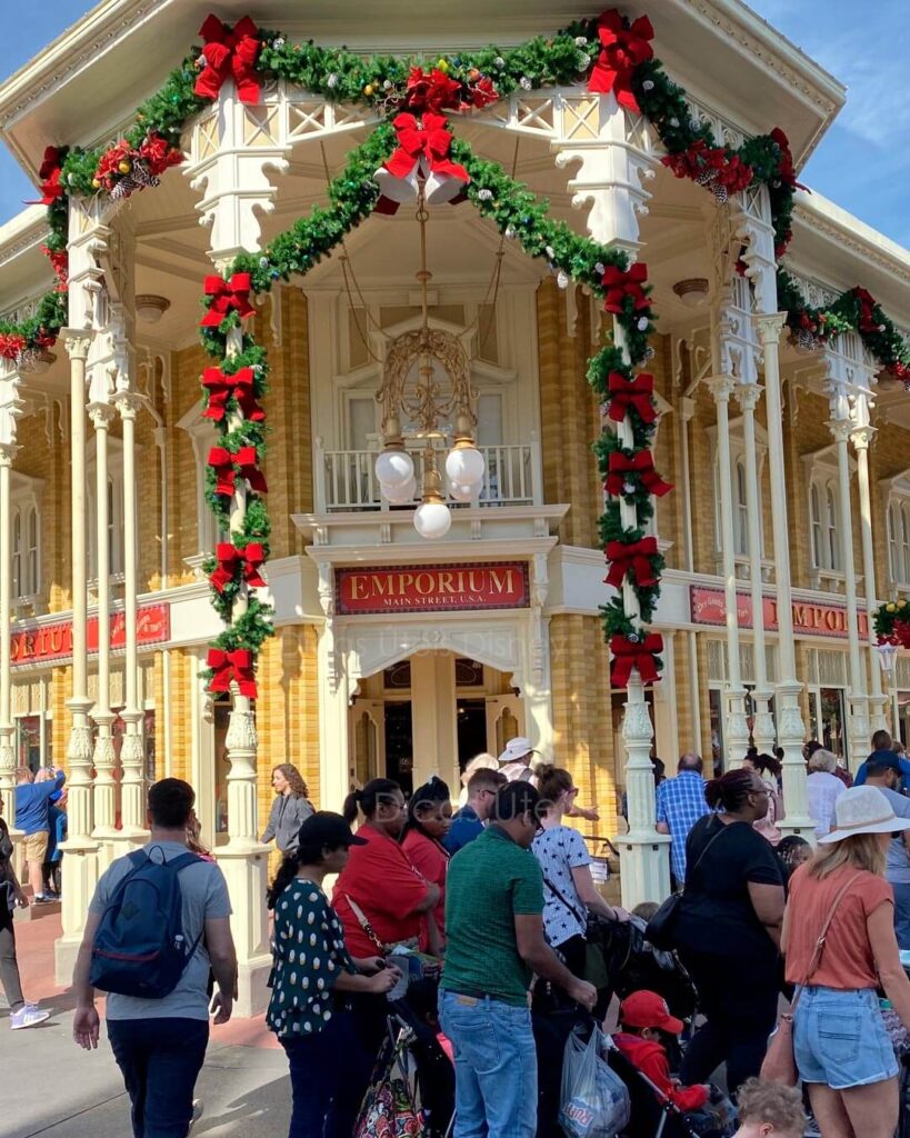 Como é a Main Street no Magic Kingdom Loja Emporium