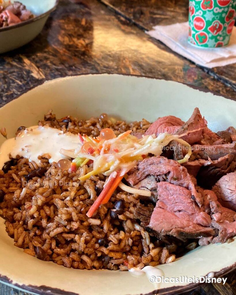 como-e-restaurante-satuli-canteen-avatar-pandora-bowl-rosbife-carne-animal-kingdom-dicas-uteis-disney