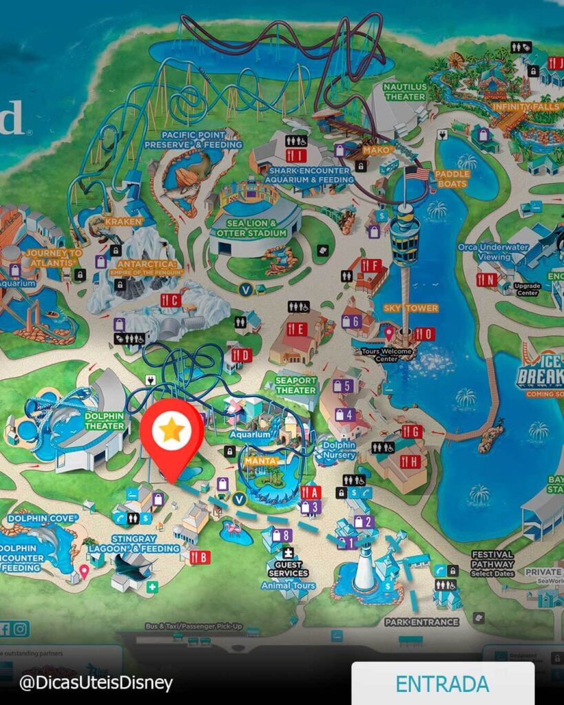 como-e-area-manta-seaworld-orlando-mapa-dicas-uteis-disney