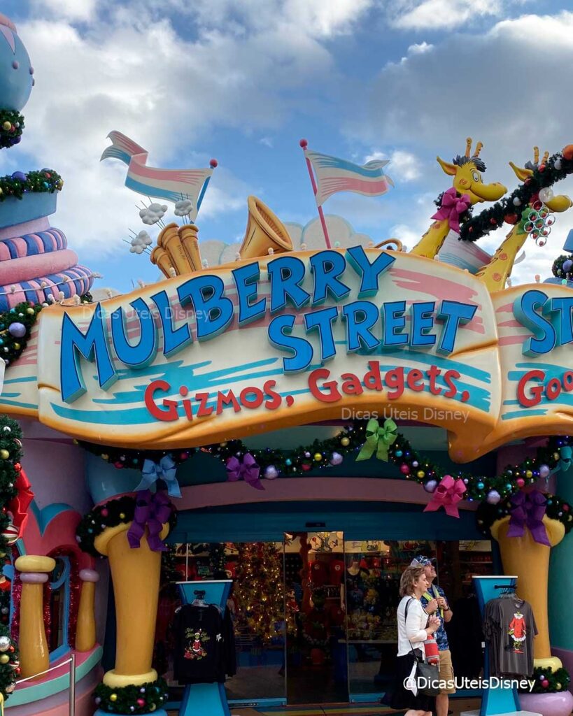 como-area-dr-seuss-parque-islands-of-adventure-loja-Mulberry-Stree-dicas-uteis-disney
