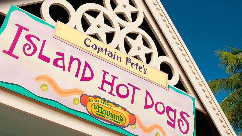 como-e-area-manta-seaworld-orlando-lanchonete-Captain-Petes-Island-Hot-Dogs-2-dicas-uteis-disney