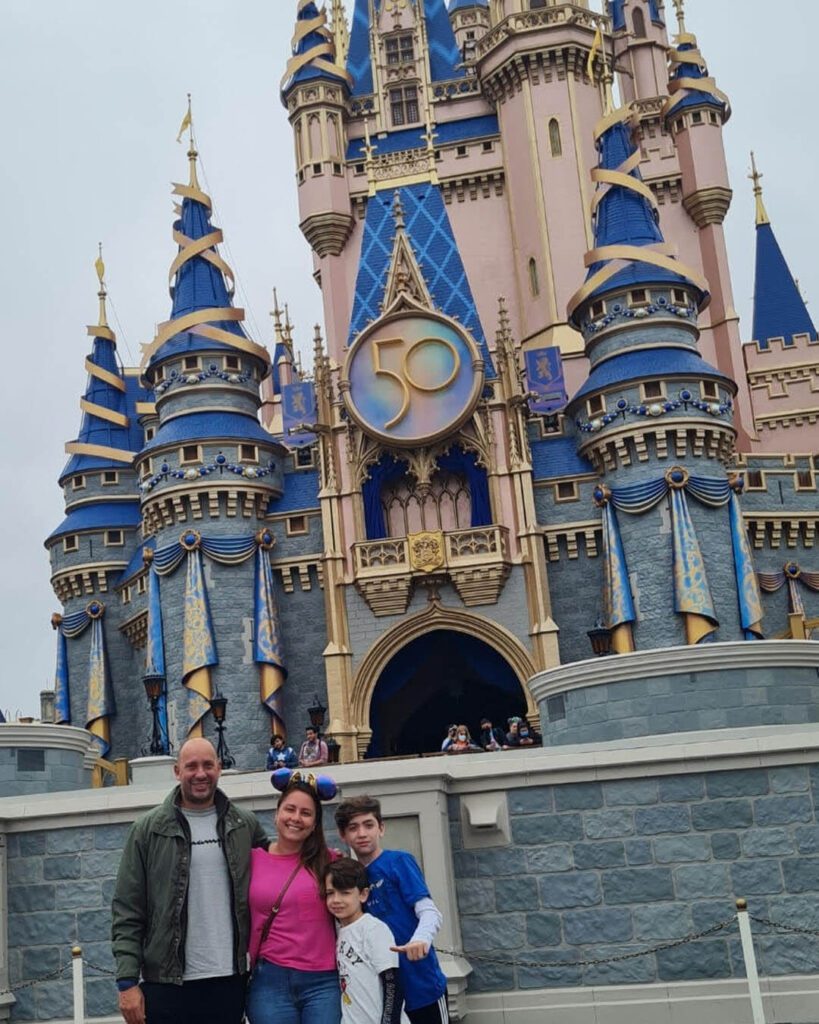 disney sonho realizado castelo família