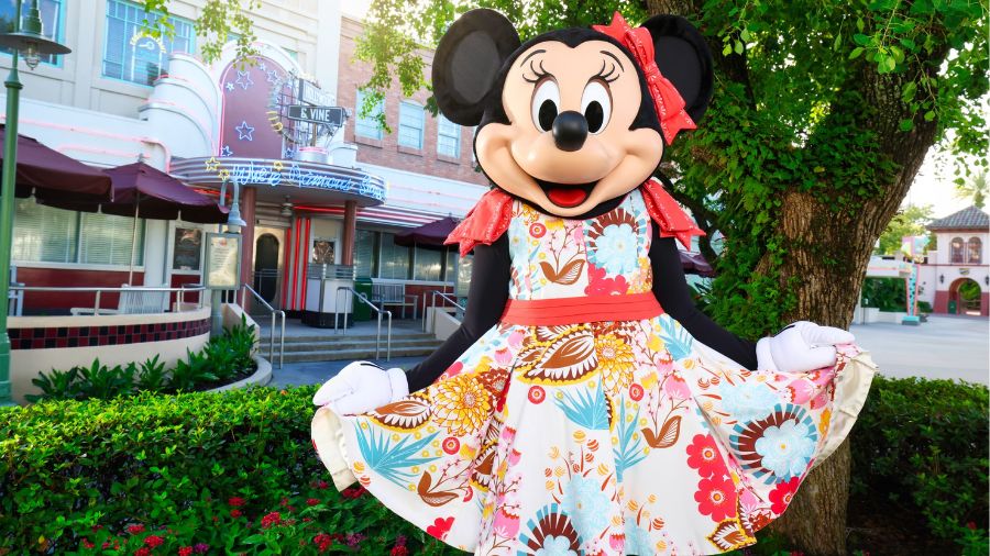 guia refeição personagens Disney hollywood and vine minnie personagens