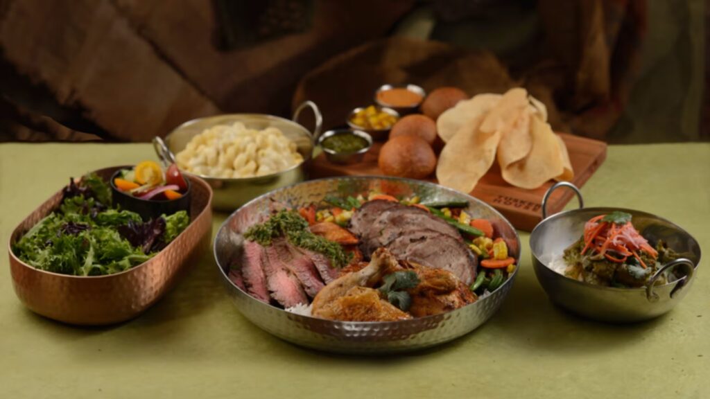 guia refeição personagens Disney tusker house animal kingdom comida personagens
